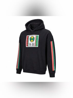 2014 Cross Colours ‘YA DIG’ Hoodie Limited Edition Graphic Red Green Black 420